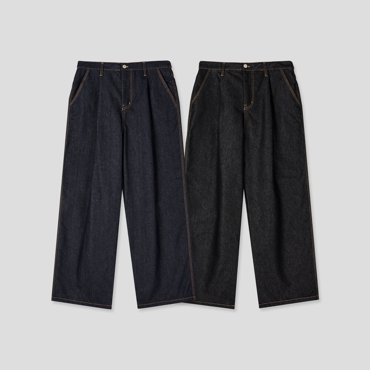 Non-Fade Denim Pants