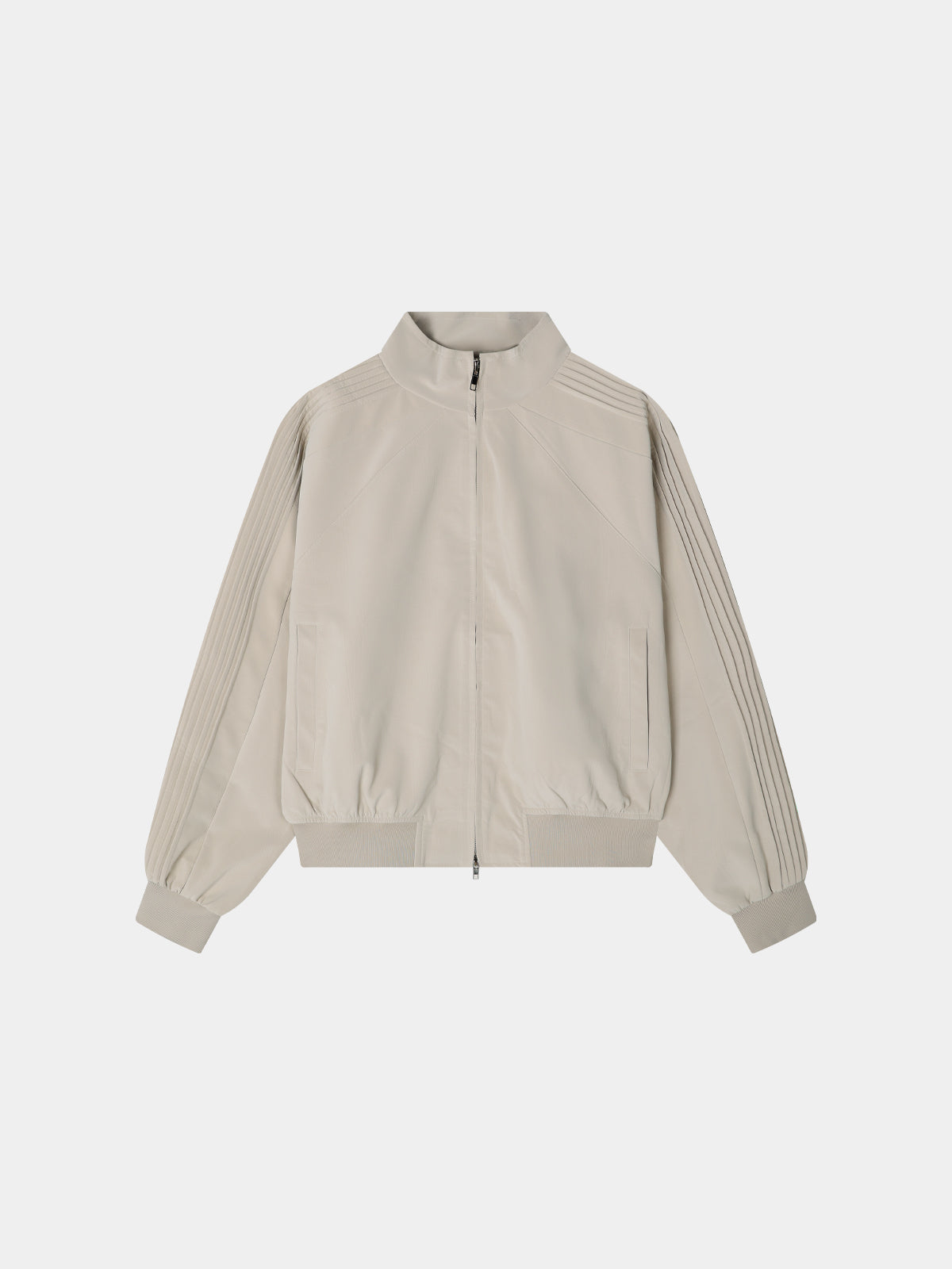 Glossy Track Leather Jacket