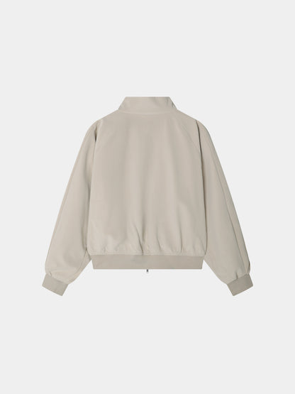 Glossy Track Leather Jacket
