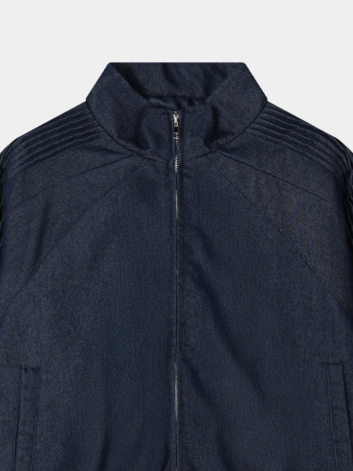 Glossy Track Leather Jacket