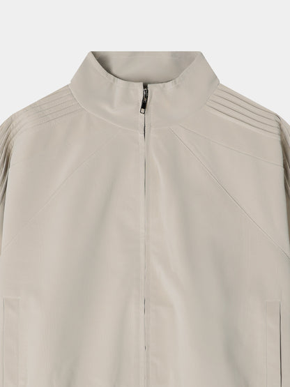 Glossy Track Leather Jacket