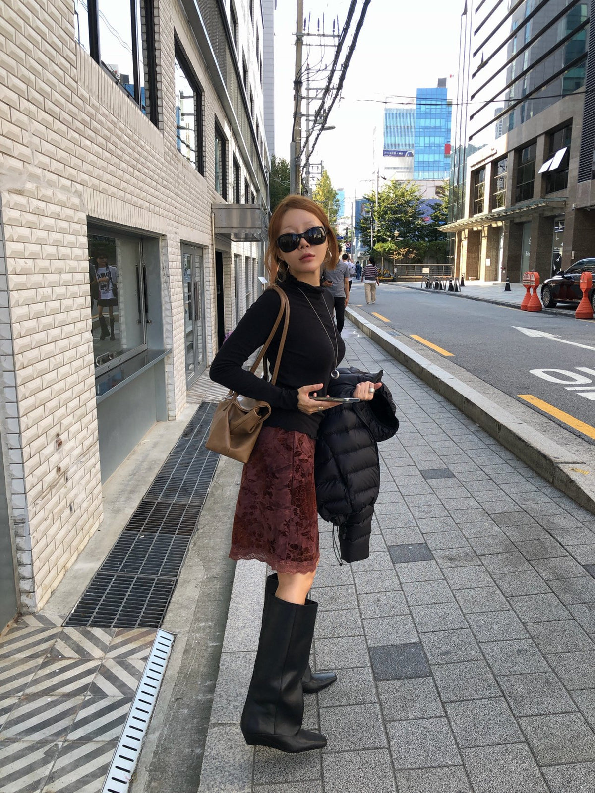 【A MA:DE】Turtle neck T - shirts ( 5color )