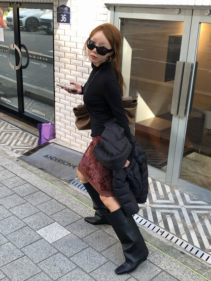 【A MA:DE】Turtle neck T - shirts ( 5color )