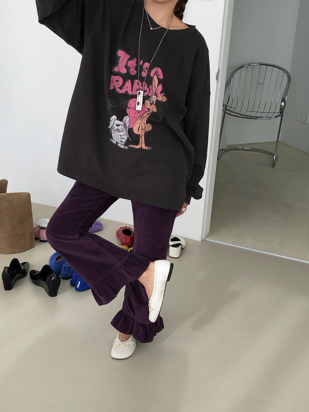 【A MA:DE】Bunny T - shirt ( 3color )