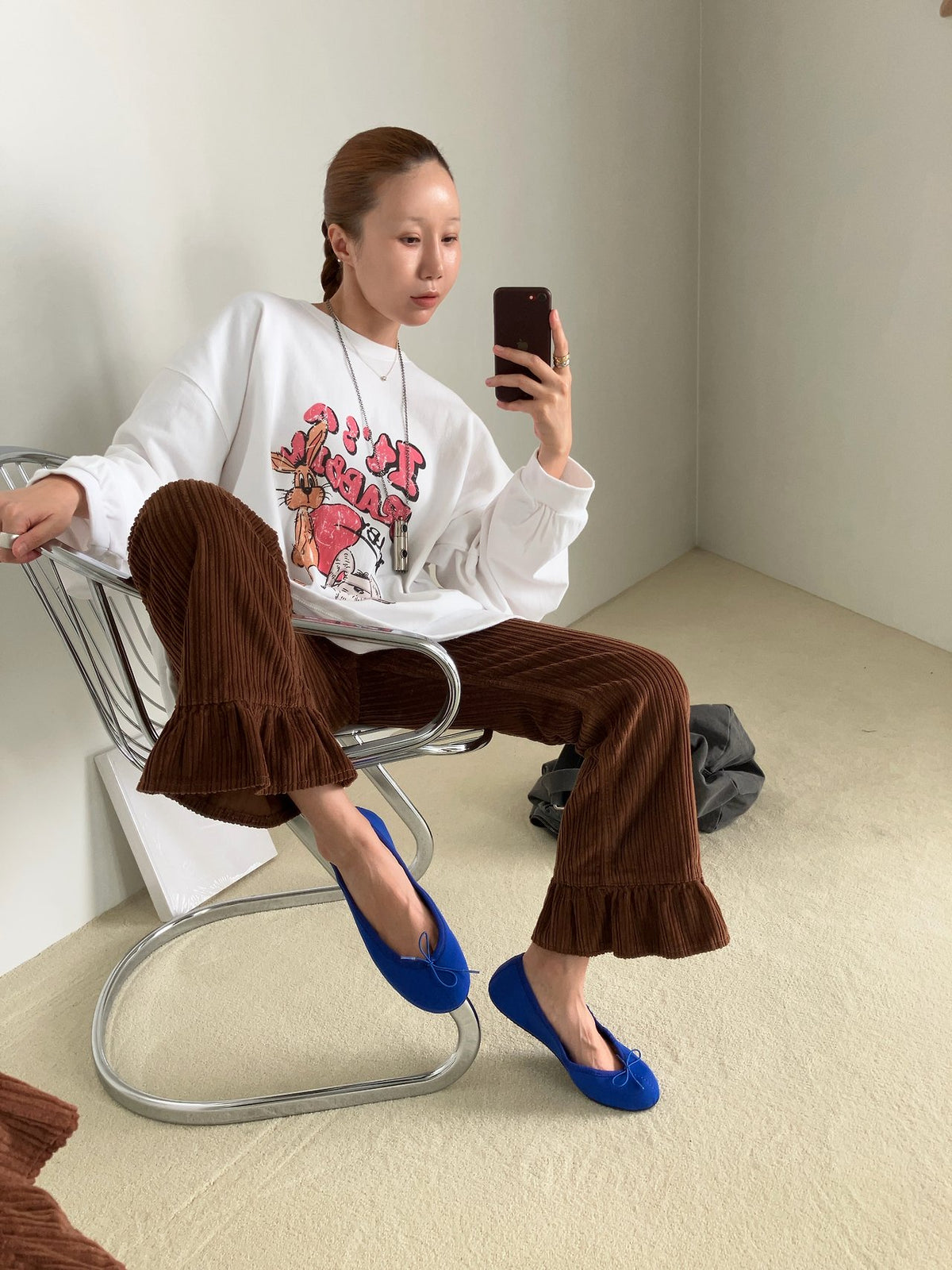 【A MA:DE】ChuChu corduroy pants ( 3color )