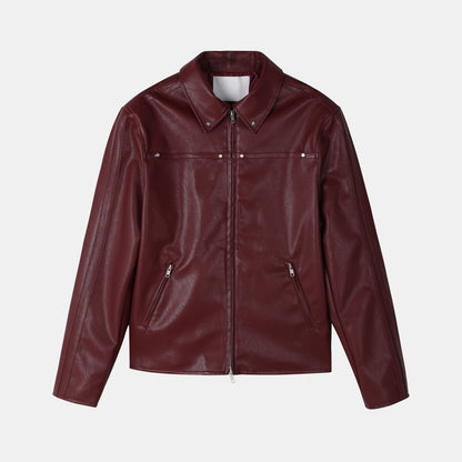 Star Stud Leather Jacket