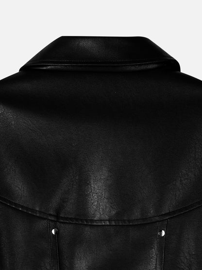 Star Stud Leather Jacket