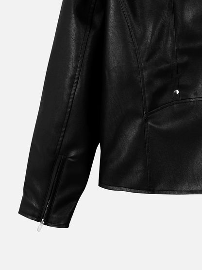Star Stud Leather Jacket