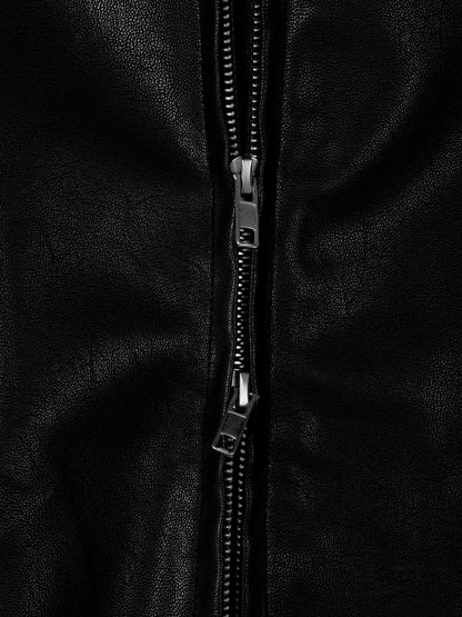 Star Stud Leather Jacket