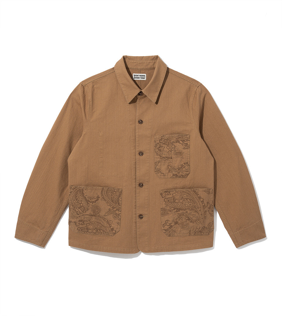 SHIRT JACKET-BEIGE