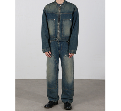 Utility Fade Denim Set-up