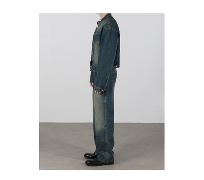 Utility Fade Denim Set-up
