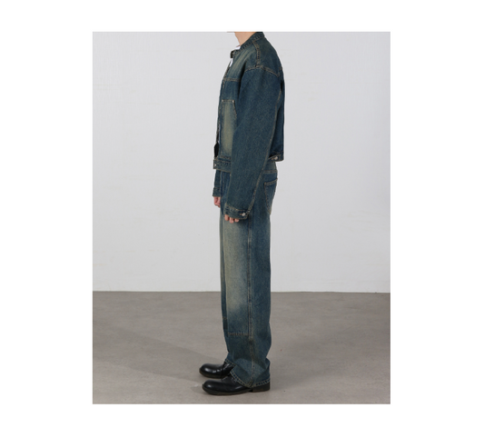 Utility Fade Denim Set-up