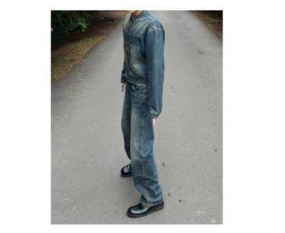 Utility Fade Denim Set-up
