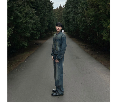 Utility Fade Denim Set-up