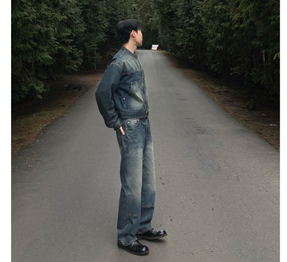 Utility Fade Denim Set-up