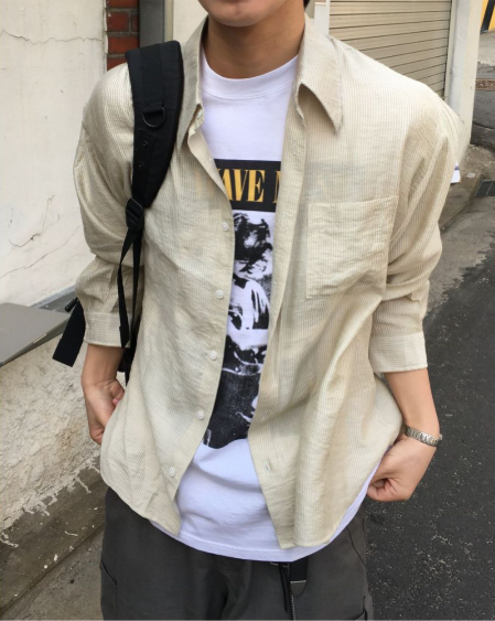 Airy Texture Light Shirt