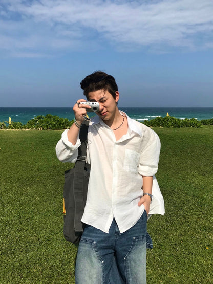 Airy Texture Light Shirt