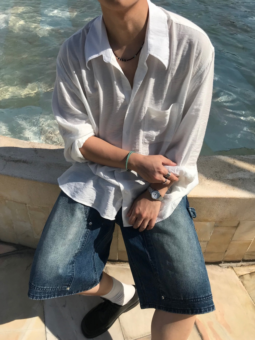 Airy Texture Light Shirt