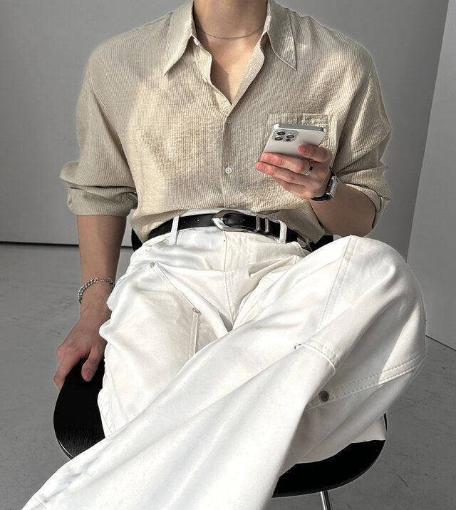 Airy Texture Light Shirt