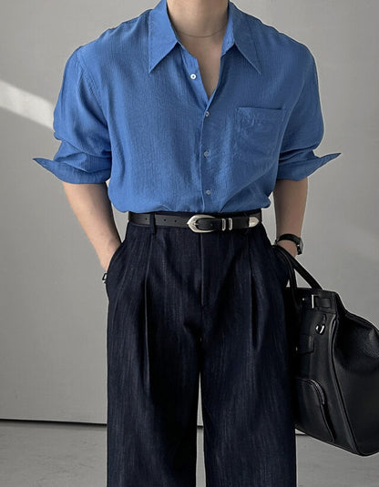 Airy Texture Light Shirt