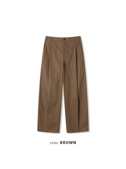 Summer Wide Tuck Banding Pants