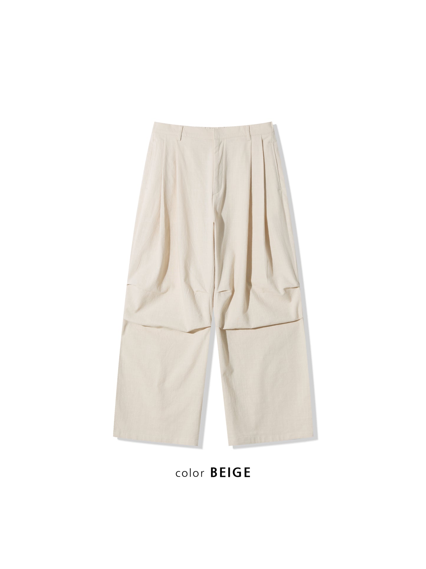 Parra Linen Tuck Pants