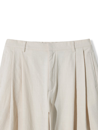 Parra Linen Tuck Pants