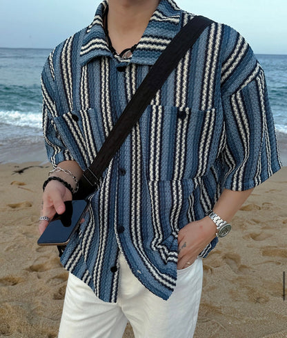 Baja Stripe Relaxed Shirt