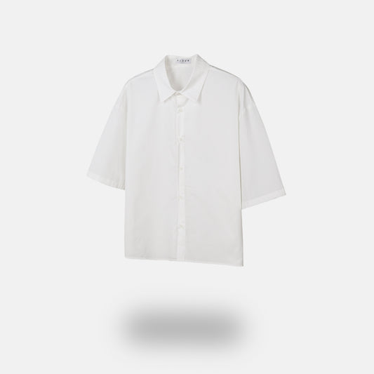 Cropped Cotton Shirt