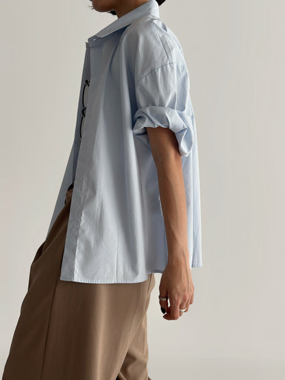 Cropped Cotton Shirt