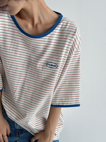 Multi Stripe Logo T-shirt