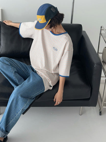 Multi Stripe Logo T-shirt