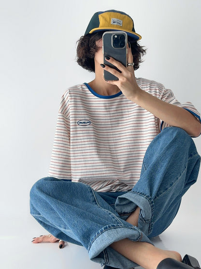 Multi Stripe Logo T-shirt