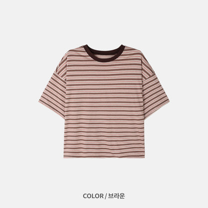 Multi Stripe Overfit T-shirt