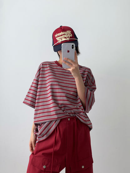 Multi Stripe Overfit T-shirt