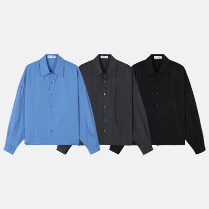 Cropped Lustrous Relax Shirt