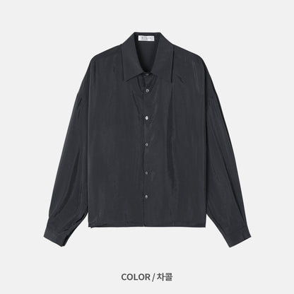 Cropped Lustrous Relax Shirt