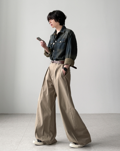 Balloon Wide Trousers