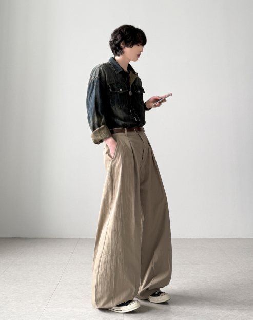 Balloon Wide Trousers
