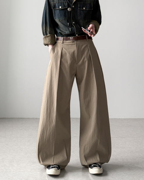 Balloon Wide Trousers