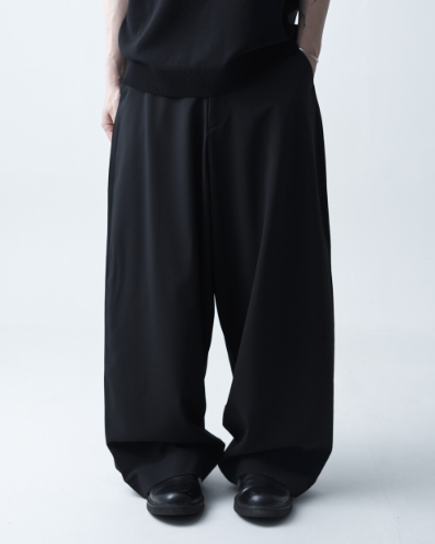 Wide Soft Poly Slacks