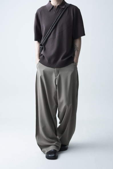 Wide Soft Poly Slacks
