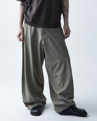 Wide Soft Poly Slacks