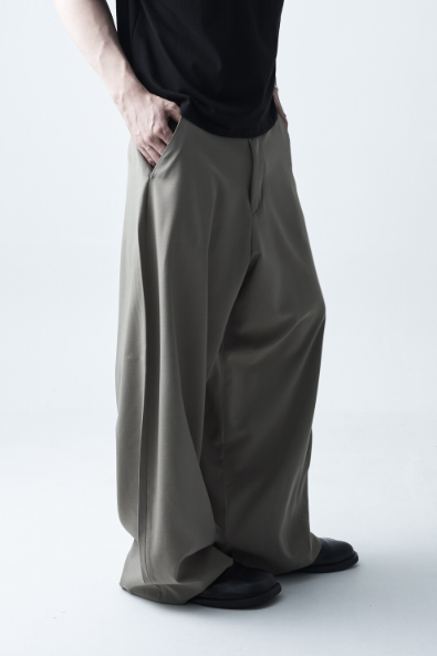 Wide Soft Poly Slacks