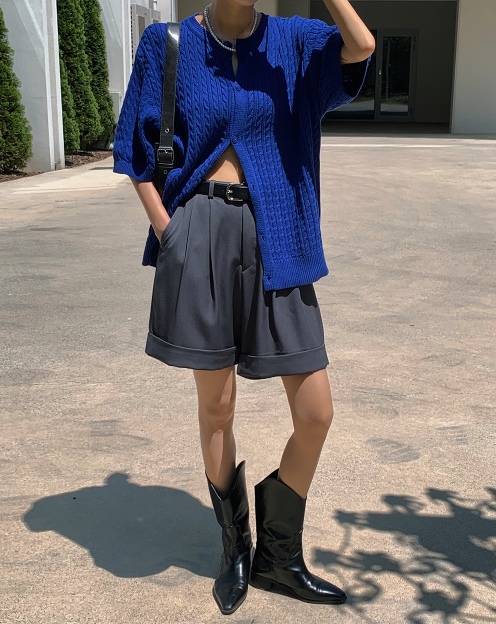 Tucked Slacks Shorts