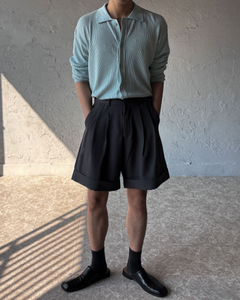 Tucked Slacks Shorts