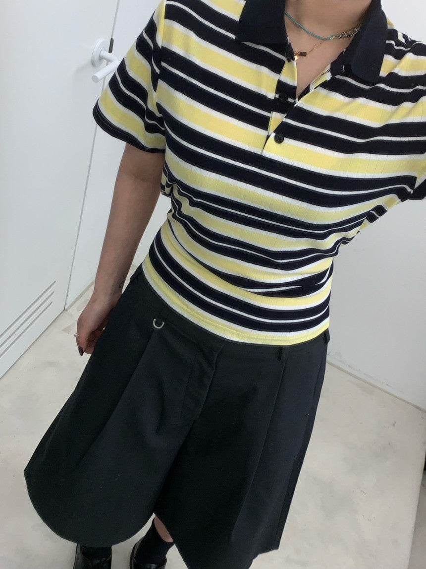 Tuck Bermuda Shorts