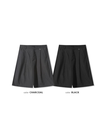 Tuck Bermuda Shorts