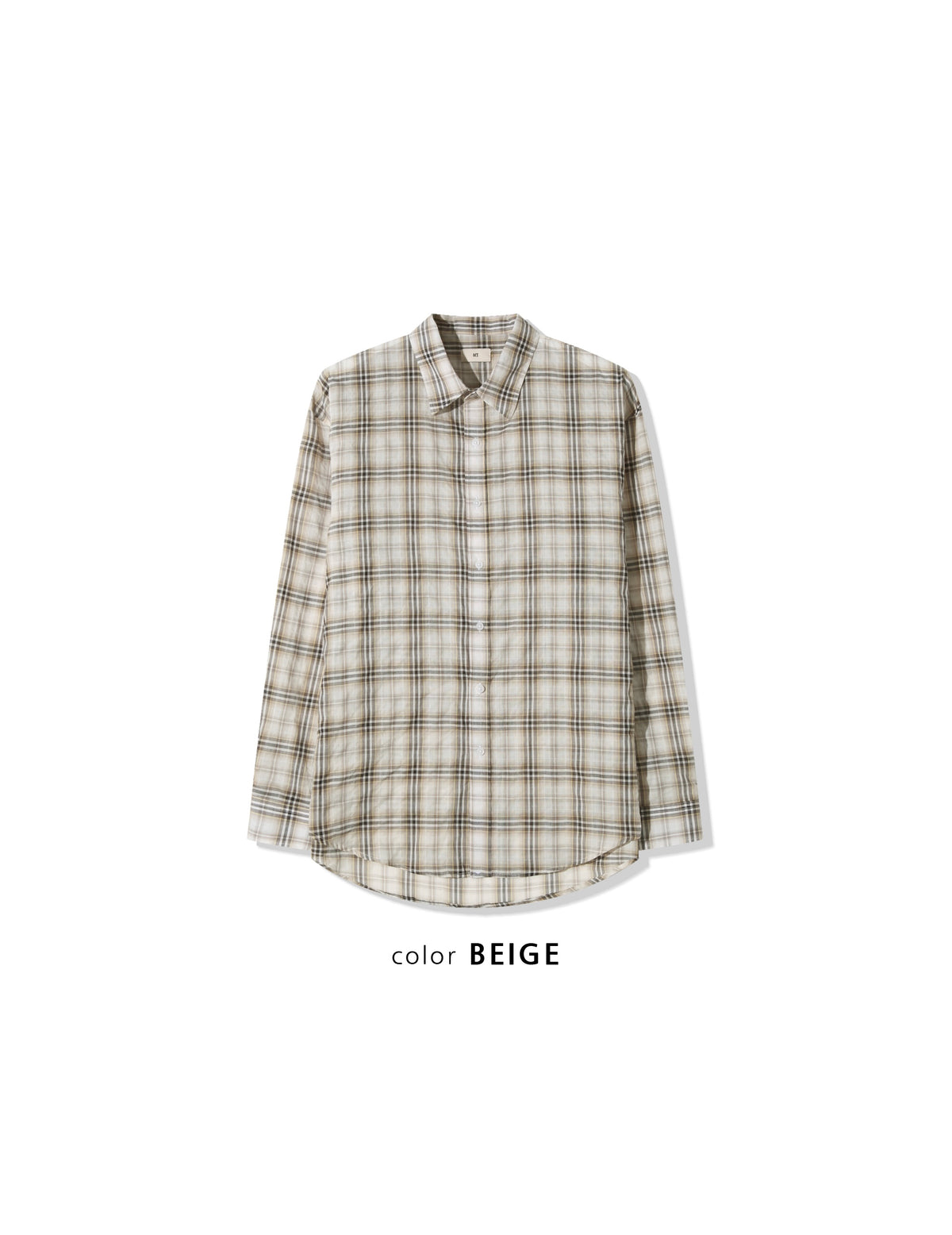 Plaid Pattern Long Sleeve Shirt